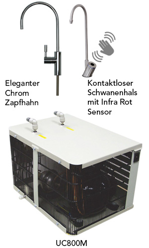 UC800CM (Unter-Tisch Kühler mit Schwanenhals)